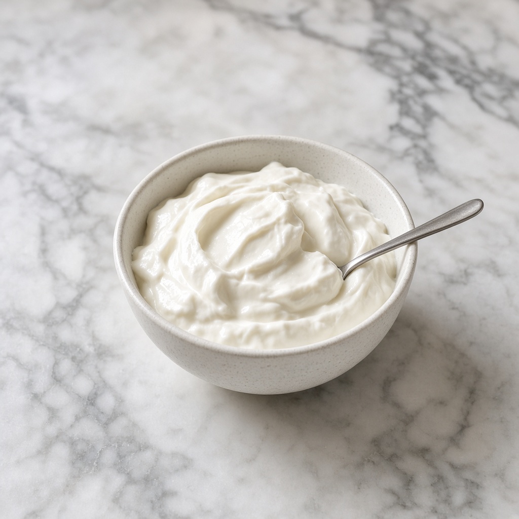 Crema en un tazón